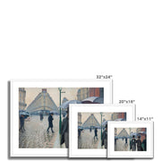 Paris Street Rainy Day Framed & Mounted Print