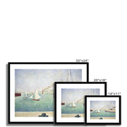 Entrance of The Port of Honfleur Framed & Mounted Print