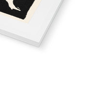 Nude Girl Lying on a Sofa Framed & Mounted Print