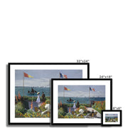 Garden at Sainte-Adresse Framed & Mounted Print