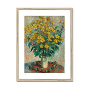 Jerusalem Artichoke Flowers Framed & Mounted Print