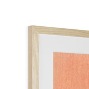 Actor in the No Play Hanagatami Framed & Mounted Print