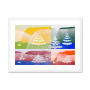 Trees (from series, the Mathematical Basis of the Arts) Framed & Mounted Print