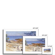 Beach at Cabasson Framed & Mounted Print