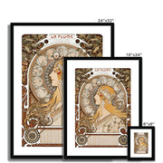 Zodiaque or La Plume Framed & Mounted Print