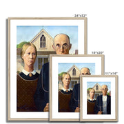 American Gothic Framed & Mounted Print