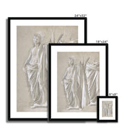 Study of a Draped Figure Framed & Mounted Print