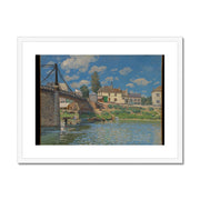 The Bridge at Villeneuve-la-Garenne Framed & Mounted Print