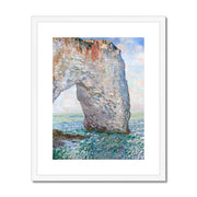 The Manneporte near Étretat Framed & Mounted Print