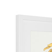 Flower Studies (Four Designs for Circular Ornaments) Framed & Mounted Print