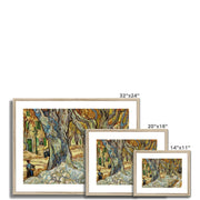 The Large Plane Trees (Road Menders at Saint-Rémy) Framed & Mounted Print