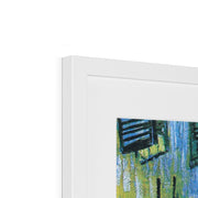 Café Terrace at Night Framed & Mounted Print