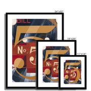 I Saw the Figure 5 in Gold Framed & Mounted Print