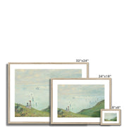Cliffs at Pourville Framed & Mounted Print