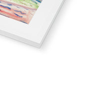 Mountain with Red House Framed & Mounted Print