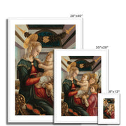 Madonna and Child with Angels (1465–1470) Framed & Mounted Print