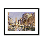 Venetian Canal Framed & Mounted Print