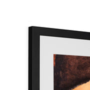 Reclining Nude from the Back Framed & Mounted Print