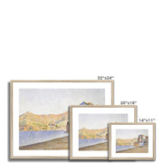 The Town Beach, Collioure, Opus 165 Framed & Mounted Print