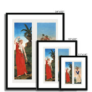 The four seasons Framed & Mounted Print