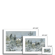 Piette's House at Montfoucault Framed & Mounted Print