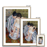 The Child’s Bath Framed & Mounted Print