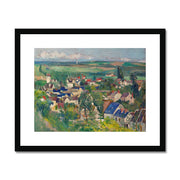 Auvers, Panoramic View Framed & Mounted Print