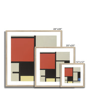 Composition Framed & Mounted Print