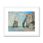 The Cliffs at Étretat Framed & Mounted Print