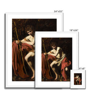 Saint John the Baptist in the Wilderness Framed & Mounted Print