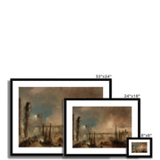 Burning of the Houses of Parliament Framed & Mounted Print