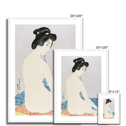 Woman After a Bath Framed & Mounted Print