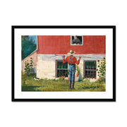 In the Garden Framed & Mounted Print