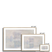 Ice Floes Framed & Mounted Print