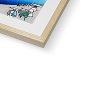 Utagawa Hiroshige's Suidobashi Bridge and Surugadai Framed & Mounted Print