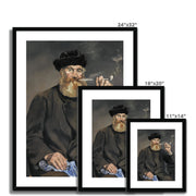 The Smoker Framed & Mounted Print