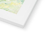 Green Wheat Fields, Auvers Framed & Mounted Print