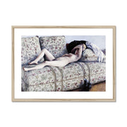 Nude on a Couch Framed & Mounted Print