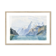 Bay of Uri, Brunnen from Switzerland Framed & Mounted Print