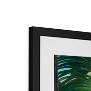 Fight between a Tiger and a Buffalo Framed & Mounted Print