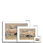 Whitley Bombers Sunning Framed & Mounted Print