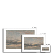 A Cloud Study, Sunset Framed & Mounted Print