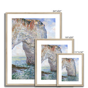 The Manneporte near Étretat Framed & Mounted Print