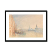 Venice, The Mouth of the Grand Canal Framed & Mounted Print