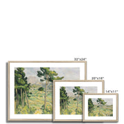 Mont Sainte-Victoire and the Viaduct of the Arc River Valley Framed & Mounted Print