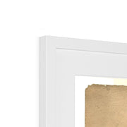 Portrait of a lady and three hand studies Framed & Mounted Print