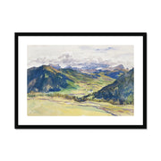Open Valley, Dolomites Framed & Mounted Print
