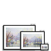 Notre Dame de la Garde (La Bonne–Mère), Marseilles Framed & Mounted Print