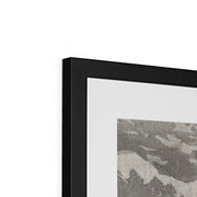 Actors in the Noh theater play Eboshiori 1 Framed & Mounted Print