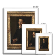Portrait of a Man Framed & Mounted Print